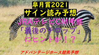 皐月賞21サイン読み最終予想 解読したのはcm ポスター 世相 Myalive Note